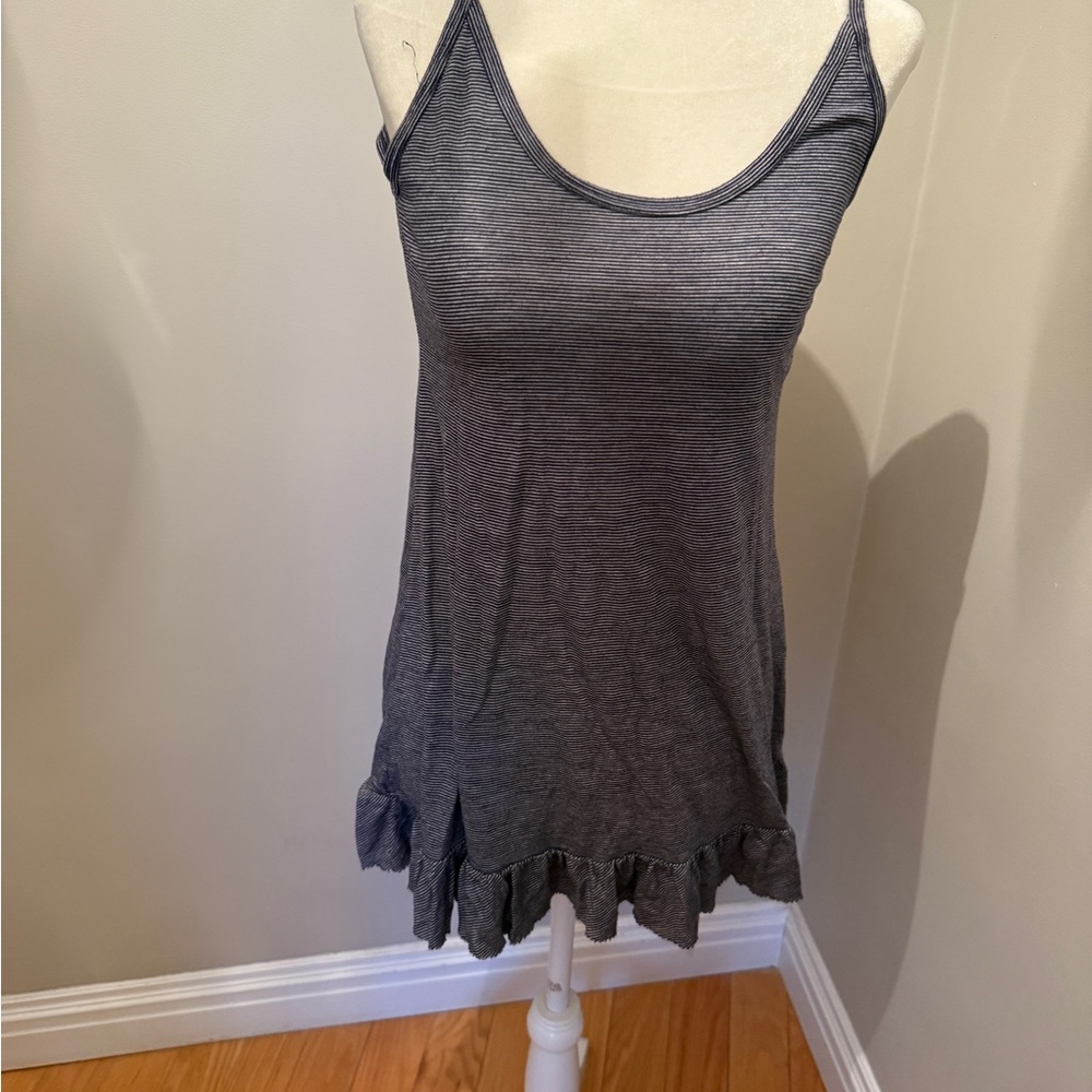 Michael Lauren Gray Ruffle Swim Coverup